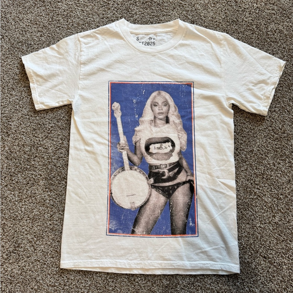 Cowboy Carter•Beyonce River Dance 2025 Tour T Shirt• 100% Authentic